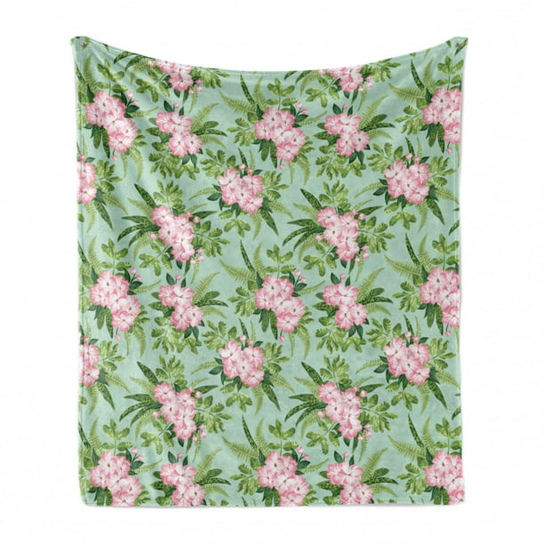 Warm Fuzzy Plush Throw 50x 80 Sweet Pink Flowers Romantic Pattern Lightweight Flannel Blankets for Couch Bed Living Room Home Fleece Throw Blanket Full Size Warm Fuzzy Plush Throw 50x 80 Sweet Pink Flowers Romantic Pattern Lightweight Flannel Blankets for Couch Bed Living Room Home Fleece Throw Blanket Full Size